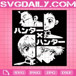 Hunter x Hunter Svg, Hunter x Hunter Characters Svg, Anime Character Svg, Manga Svg, Svg Png Dxf Eps AI Instant Download