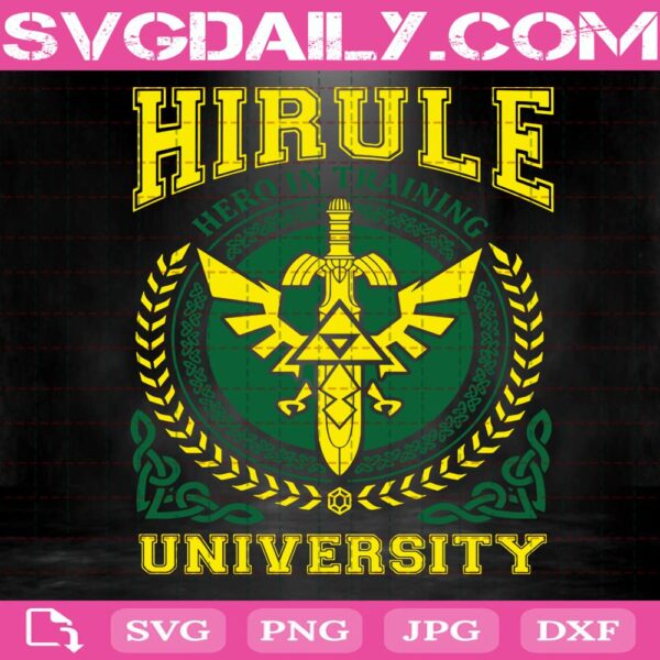 Hyrule University Svg, Hyrule Svg, Nintendo Svg, TeeNinja Svg, The Legend Of Zelda Svg, Svg Png Dxf Eps Download Files