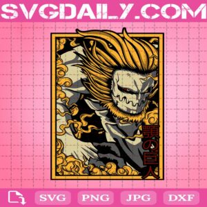 Jaw Titan Svg, Attack On Titan Svg, Anime Manga Svg, Japanese Cartoon Svg, Svg Png Dxf Eps AI Instant Download