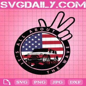 Jeep American Flag - It's All About The Wave Svg, Jeep American Flag Svg, Jeep Svg, Love Jeep Svg