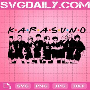 Karasuno Svg, Karasuno High Svg, Haikyuu Svg, Volleyball Team Svg, Volleyball Club Svg, Svg Png Dxf Eps Download Files