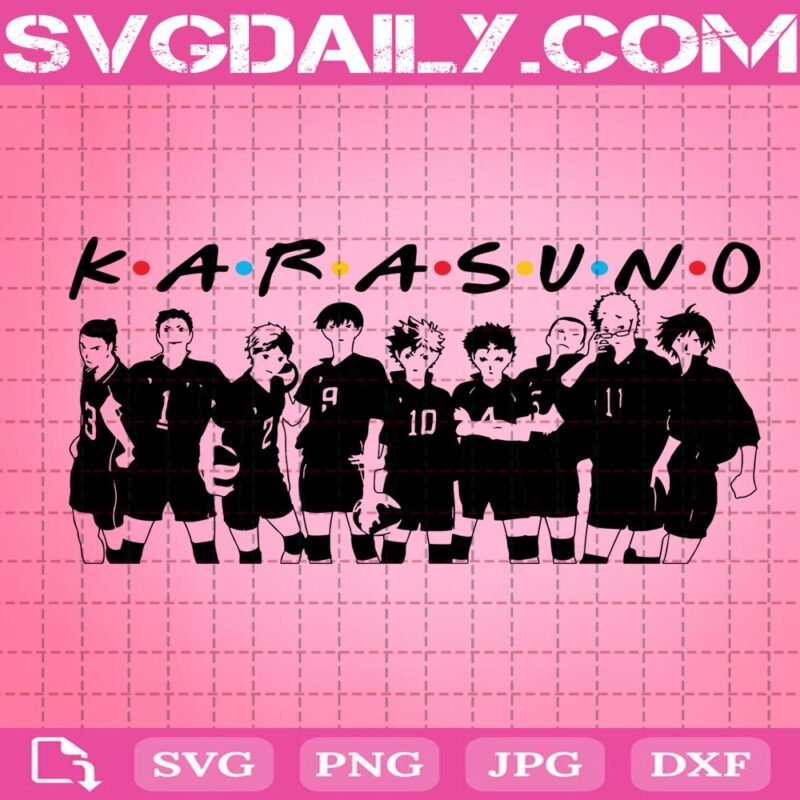 Karasuno Svg, Karasuno High Svg, Haikyuu Svg, Volleyball Team Svg ...