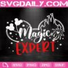 Magic Expert Svg, Disney Trip Svg, Disney Quote Svg, Disney Hand Lettered Svg, Disney Mickey Svg
