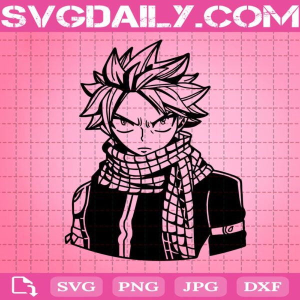 Natsu Dragneel Svg, Fairy Tail Svg, Anime Fairy Tail Svg, Manga Svg, Anime Gift Svg, Svg Png Dxf Eps AI Instant Download