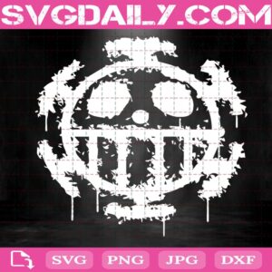 One Piece Trafalgar Law Logo Svg, One Piece Svg, Anime Svg, Logo Svg, Svg Png Dxf Eps Download Files