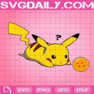 Pokemon Svg, Dragon Ball Ball Svg, Confused Pokemon Svg, Cute Pokemon Svg, Svg Png Dxf Eps Download Files