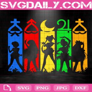 Sailor Moon Svg, Choose Your Sailor Svg, Sailor Moon Characters Svg, Svg Png Dxf Eps AI Instant Download