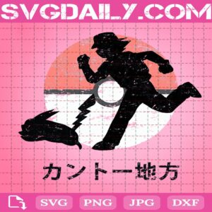 Satoshi Svg, Ash Ketchum Svg, Pokémon Svg, Anime Pokemon Svg, Japanese Svg, Svg Png Dxf Eps Download Files