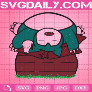 Snorlax Svg, Pokémon Svg, Cartoon Svg, Japanese Svg, Svg Png Dxf Eps AI Instant Download