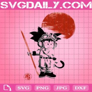 Son Goku Svg, Dragon Ball Svg, Cute Goku Svg, Anime Svg, Manga Svg, Japanese Svg, Svg Png Dxf Eps Download Files