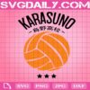 Volleyball Haikyuu Logo Svg, Team Karasuno Logo Svg, Karasuno Logo Svg, Volleyball Logo Svg, Svg Png Dxf Eps Download Files