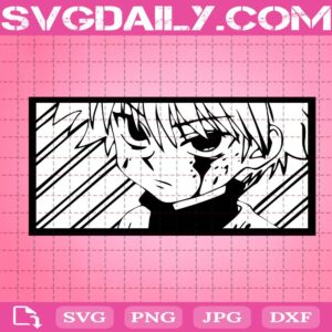Zoldyck Killua Svg, Hunter x Hunter Svg, Killua Anime Svg, Manga Svg, Svg Png Dxf Eps AI Instant Download