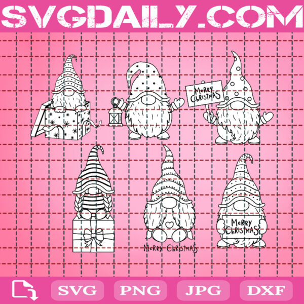 Christmas Gnome Svg, Nordic Gnome Svg, New Year Svg, Gnome Svg, Merry Christmas Svg, Cute Gnomies Svg, Gnome Xmas Svg, Digital File