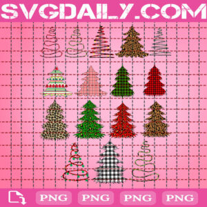 Christmas Tree Bundle Png, Christmas Tree Png, Christmas Png, Christmas Holiday Png, Christmas Gift, Png Printable, Instant Download, Digital File