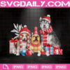 Dog Christmas Png, Dog Santa Hat Png, Christmas Png, Merry Christmas Png, Png Printable, Instant Download, Digital File