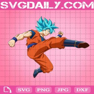 Goku Super Saiyan Svg, Goku Svg, Goku Anime Svg, Anime Svg, Dragon Ball Svg, Instant Download