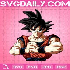 Goku Svg, Dragon Ball Svg, Goku Anime Svg, Anime Svg, Anime Lover Svg, Svg Png Dxf Eps Download Files