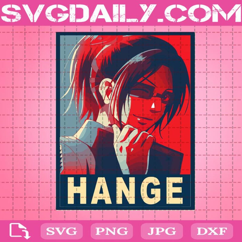 Hange Svg, Hange Zoe Svg, Attack On Titan Svg, Anime Svg, Hange Anime ...