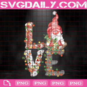 Love Christmas Gnome Png, Gnome Christmas Png, Christmas Png, Love Gnome Png, Christmas Gift Png, Digital File