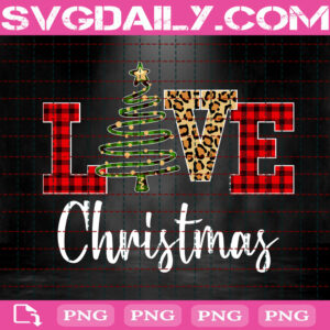 Love Christmas Png, Christmas Png, Christmas Tree Png, Christmas Gift Png, Merry Christmas Png Printable, Instant Download, Digital File