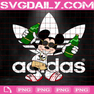 Mickey Adidas Png, Mickey Mouse Png, Disney Mickey Adidas Png, Disney Adidas Png, Mickey Fashion Adidas Png, Adidas Logo Png, Digital File