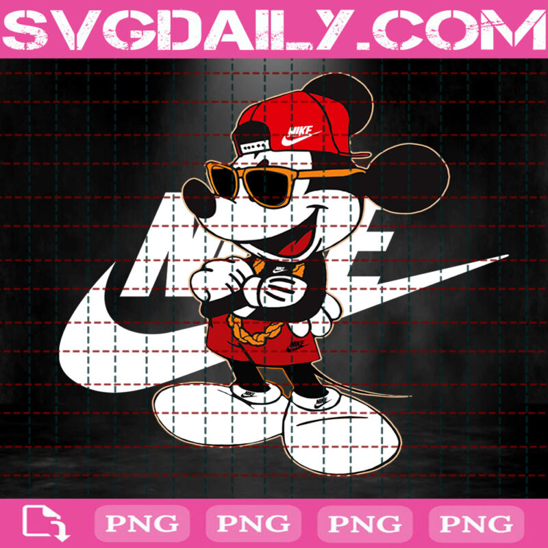 Mickey Hip Hop Nike Png, Mickey Mouse Nike Png, Fashion Mickey Png ...