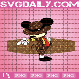 Mickey Mouse Louis Vuitton Png, Mickey Mouse Png, Mickey Fashion Png ...