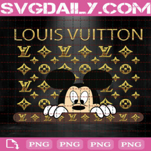 Mickey Mouse Louis Vuitton Png, Mickey Mouse Png, Mickey Fashion Png, Disney Fashion Png, Mickey Louis Vuitton Png, Digital File