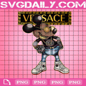 Mickey Mouse Versace Png, Mickey Disney Versace Png, Mickey Versace Png, Mickey Fashion Png, Disney Fashion Png,