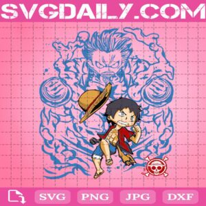 Monkey D. Luffy Svg, One Piece Svg, One Piece Anime Svg, Anime Svg, Anime Lover Svg, Svg Png Dxf Eps AI Instant Download