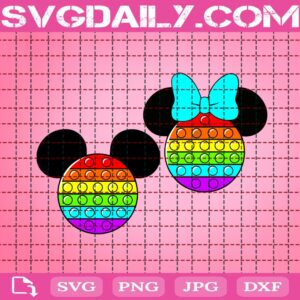 Mouse Head Pop It Svg, Mouse Head Pop It Bundle Svg, Pop It Svg, Mouse Head Svg, Trending Svg, Disney Mickey Svg, Download Files