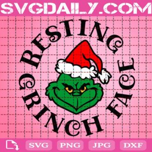 Resting Grinch Face Svg, Grinch Svg, Christmas Svg, Grinch Christmas Svg, Christmas Holiday Svg, Merry Christmas Svg, Download Files