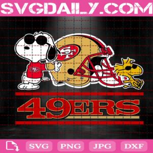 San Francisco 49ers Snoopy Svg, San Francisco 49ers Svg, 49ers Svg, 49ers NFL Svg, Snoopy Svg, NFL Svg, NFL Team Svg, Sport Svg