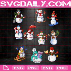 Snowman Bundle Png, Winter Png, Snowman Christmas Png, Christmas Png, Snowman Png, Merry Christmas Png, Christmas Gift, Digital File
