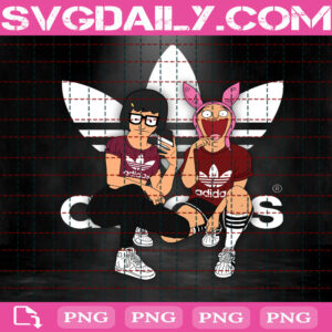 Tina Belche And Louise Belcher Adidas Png, Tina And Louise Png, Bob's Burgers Png, Tina Fashion Png, Louise Fashion Png, Digital File