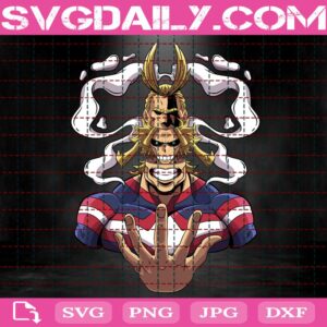All Might Svg, Toshinori Yagi Svg, My Hero Academia Svg, Japanese Svg, Anime Svg, Svg Png Dxf Eps AI Instant Download