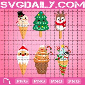 Christmas Ice Cream Bundle Png, Christmas Tree Ice Cream Png, Ice Cream Png, Christmas Png, Png Printable, Instant Download, Digital File