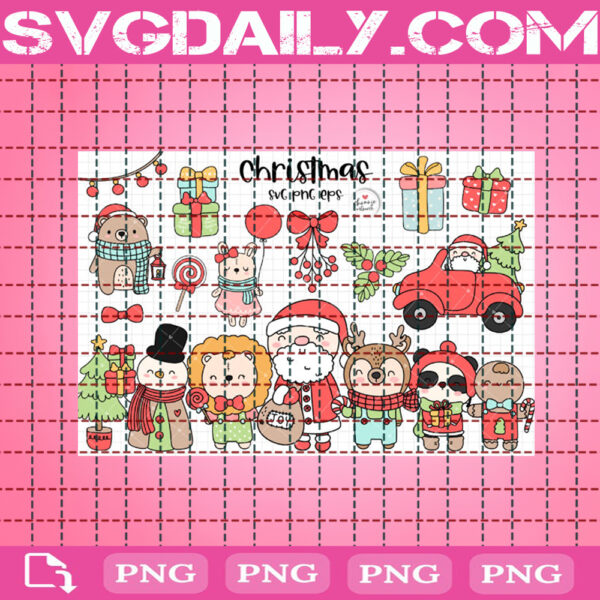 Christmas Santa And Friends Bundle Png, Christmas Truck Png, Christmas Mistletoe Png, Santa And Friends Png, Png Printable, Instant Download, Digital File