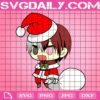 Christmas Todoroki Shoto Svg, My Hero Academia Svg, Todoroki Shoto Chibi Svg, Santa Todoroki Shoto Svg, Svg Png Dxf Eps Download Files