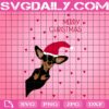 Dachshund Christmas Svg, Merry Christmas Svg, Cute Dachshund Svg, Dachshund Santa Svg, Xmas Is Coming Svg, Svg Png Dxf Eps Download Files