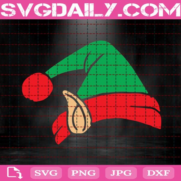 Elf Christmas Svg, Elf Hat Xmas Svg, Christmas Svg, Xmas Gift Svg, Merry Christmas Svg, Svg Png Dxf Eps Download Files