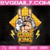 Game King Svg, Gamer Svg, Game Lover Svg, Game Boy Svg, King Of Game Svg, Svg Png Dxf Eps Download Files