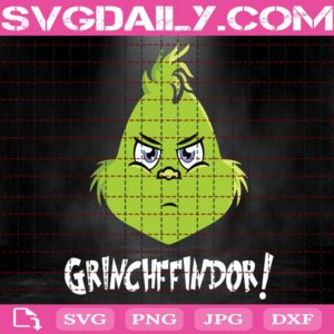 Grinchffindor Christmas Svg, Grinch Face Svg, The Grinch Svg, Cartoon Svg, Grinchffindor Svg, Svg Png Dxf Eps Download Files