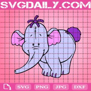 Heffalump Svg, Baby Winnie The Pooh Heffalump Svg, Pooh's Heffalump Svg, Cute Heffalump Svg, Svg Png Dxf Eps Download Files