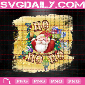 Ho Ho Ho Christmas Png, Christmas Santa Png, Christmas Gift Boxes Png, Santa Claus Png, Christmas Tree Png, Png Printable, Instant Download, Digital File