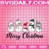 Merry Christmas Svg, Christmas Snowmans Svg, Snowmans Svg, Snowflakes Svg, Christmas Svg, Svg Png Dxf Eps Download Files