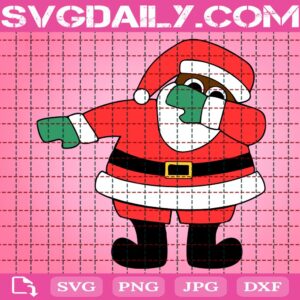 Santa Dabbing Svg, Dabbing Xmas Svg, Christmas Santa Svg, Merry Xmas Svg, Santa Claus Svg, Svg Png Dxf Eps Download Files