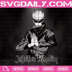 Satoru Gojo Svg, Jujutsu Kaisen Svg, Anime Svg, Gojo Anime Svg, Japanese Anime Svg, Svg Png Dxf Eps AI Instant Download