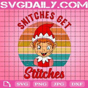 Snitches Get Stitches Svg, Elf Xmas Svg, Funny Snitches Get Stitches Svg, Merry Christmas Buddy The Elf Svg, Svg Png Dxf Eps Download Files