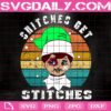 Snitches Get Stitches Svg, Funny Snitches Get Stitches Svg, Christmas Ugly Svg, Funny Elf Christmas Svg, Christmas Elf Svg, Green Hat Svg